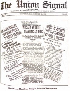 Cover of the October 31, 1918, issue of the Union Signal