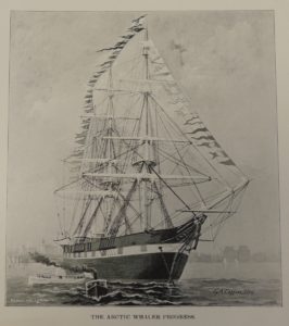 Sketch of the whaling ship Progress