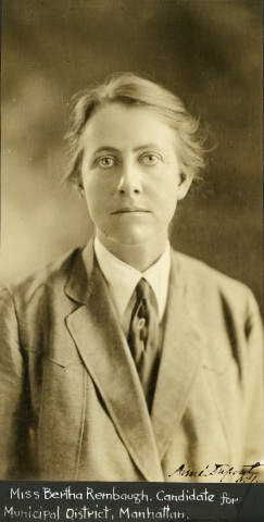 Photograph of Bertha Rembaugh